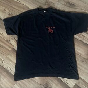 Super Rare screen stars Kate Bush Tshirt Sz L. Single Stitch. Embroidered. 1993